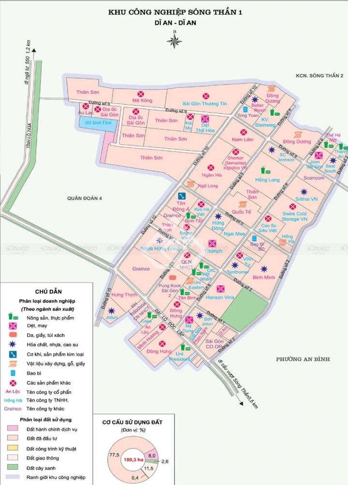 Cần Bán duy nhất 1ha đất trong KCN Sóng Thần, Bình Dương - 4