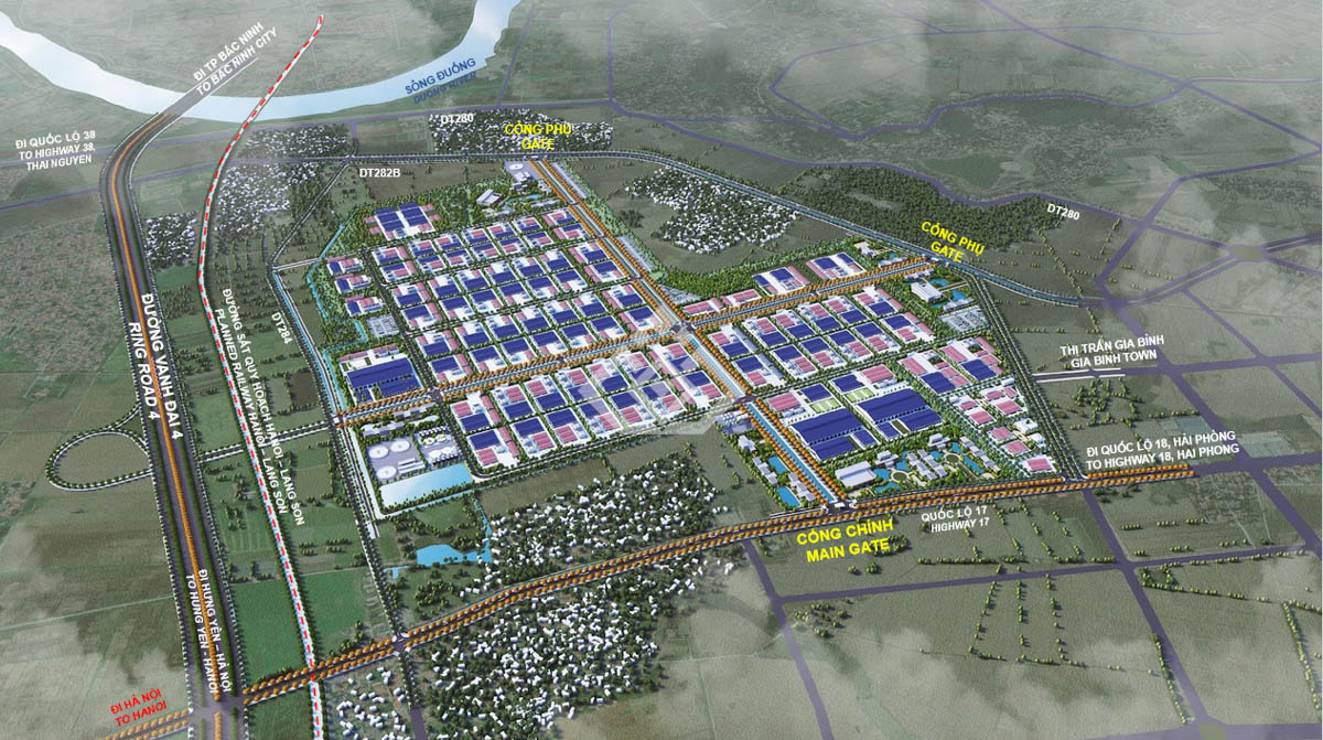 Khu Công nghiệp Gia Bình tỉnh Bắc Ninh