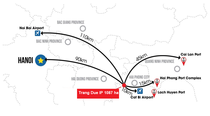 Industrial premises at Trang Due Industrial Park, Hai Phong